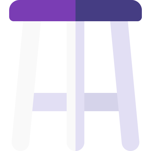 stołek Basic Rounded Flat ikona