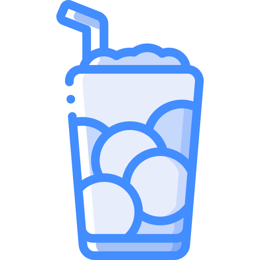Ice cream Basic Miscellany Blue icon