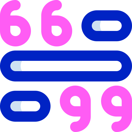인용 부호 Super Basic Orbit Color icon