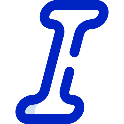 cursiva Super Basic Orbit Color icono