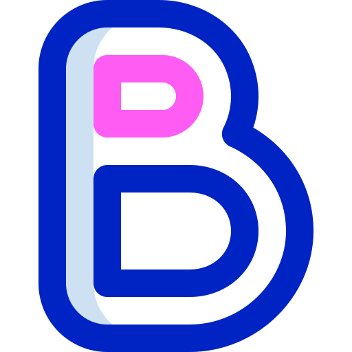 vetgedrukt Super Basic Orbit Color icoon