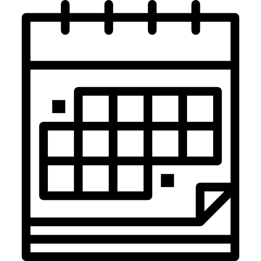 calendrier Aphiradee (monkik) Lineal Icône