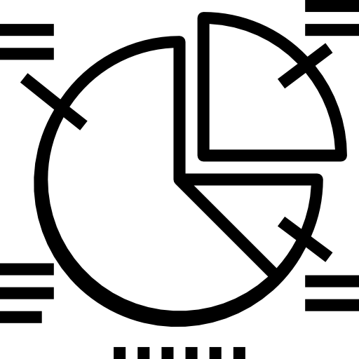 Круговая диаграмма Aphiradee (monkik) Lineal иконка