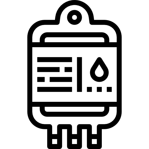 transfusion Aphiradee (monkik) Lineal icon