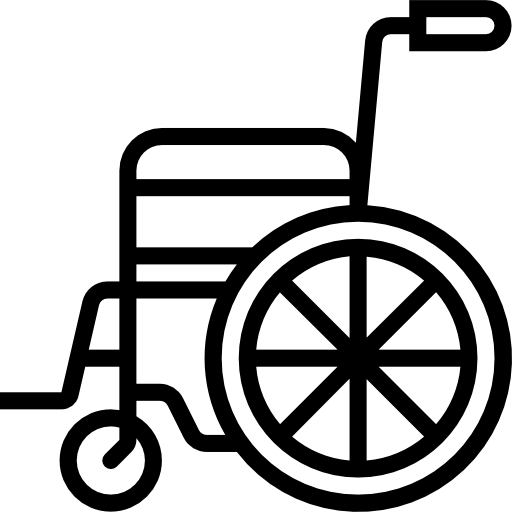 silla de ruedas Aphiradee (monkik) Lineal icono