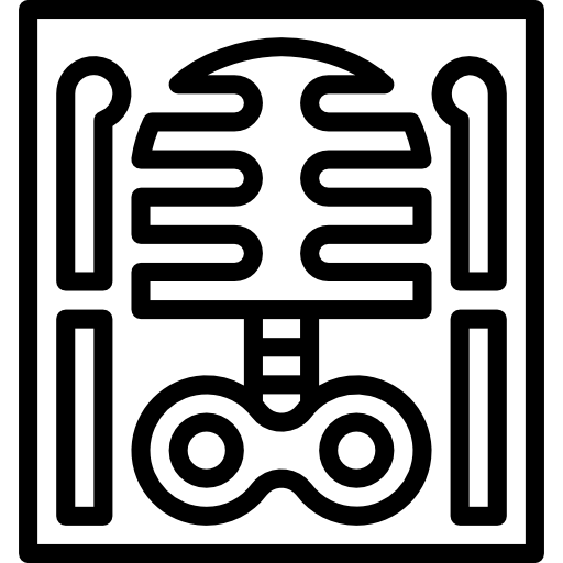 promieniowanie rentgenowskie Aphiradee (monkik) Lineal ikona