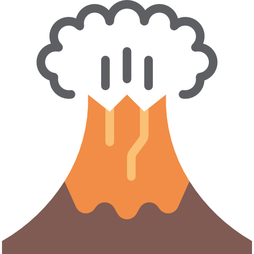volcán Basic Miscellany Flat icono