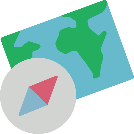 Map Basic Miscellany Flat icon
