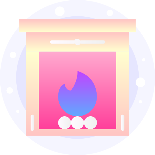 Fireplace Vitaliy Gorbachev Flat icon