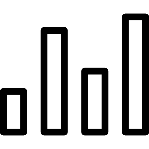 balkendiagramm Stockio Lineal icon
