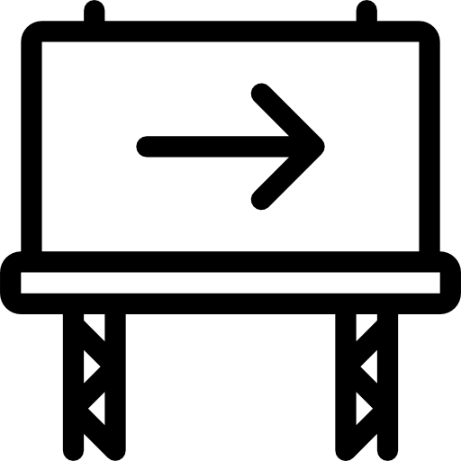 cartelera Stockio Lineal icono