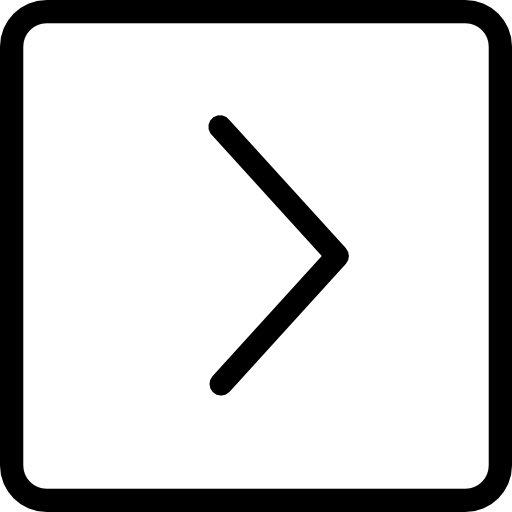 flecha correcta Stockio Lineal icono
