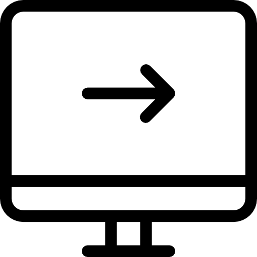 computadora Stockio Lineal icono