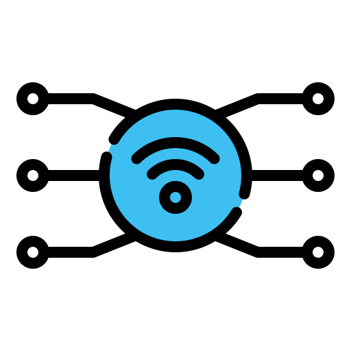 wifi verbindung Generic Outline Color icon