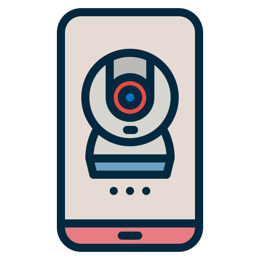 Überwachungskamera Generic Outline Color icon
