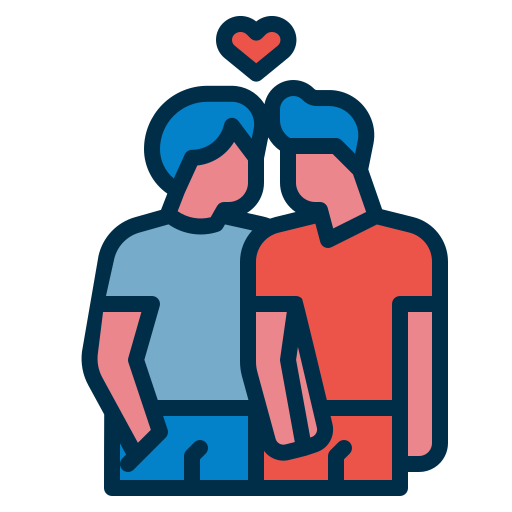 homosexuell Generic Outline Color icon