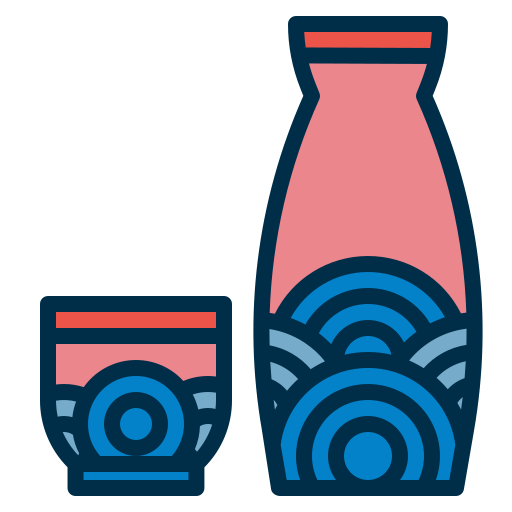 酒 Generic Outline Color icon