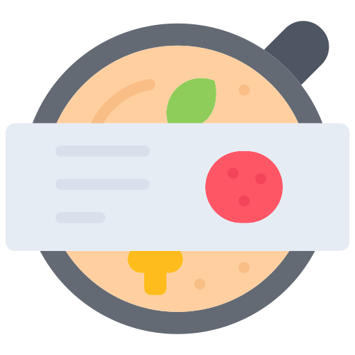 envase Coloring Flat icono