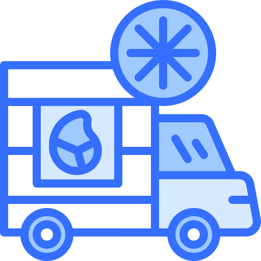 트럭 Coloring Blue icon