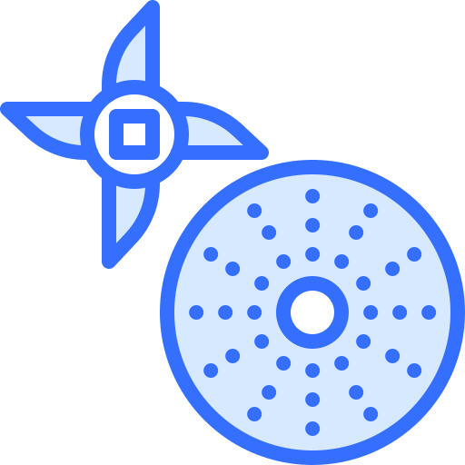 blad Coloring Blue icoon