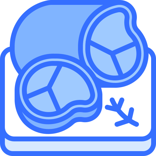 Meat Coloring Blue icon