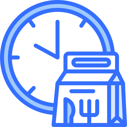 시간 Coloring Blue icon