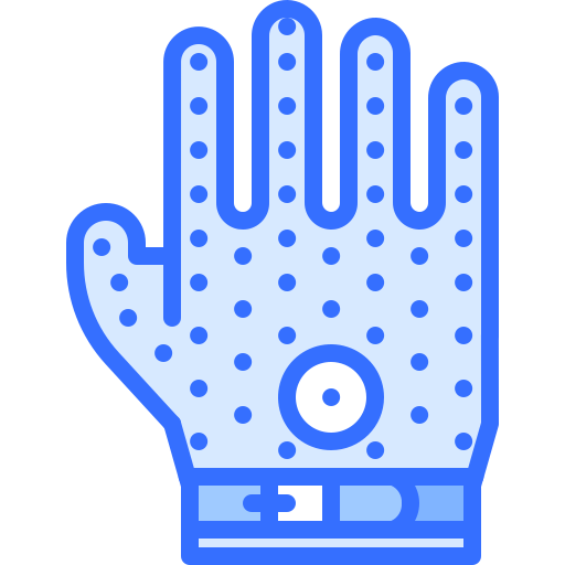 handschuh Coloring Blue icon