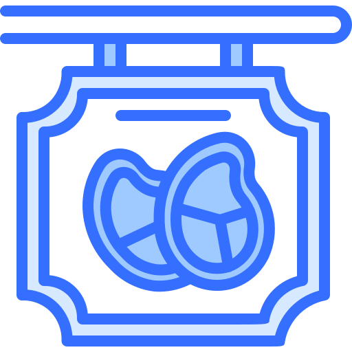 肉屋 Coloring Blue icon