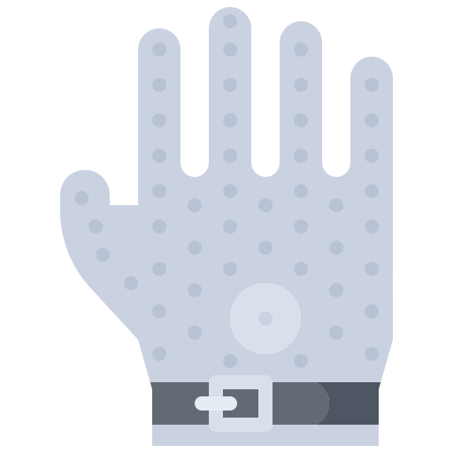 Glove Coloring Flat icon