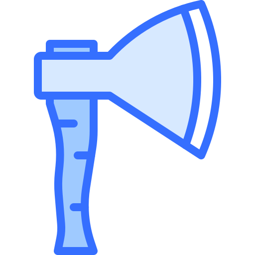 hacha Coloring Blue icono