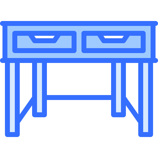 biurko Coloring Blue ikona