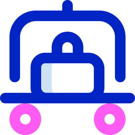 Luggage cart Super Basic Orbit Color icon