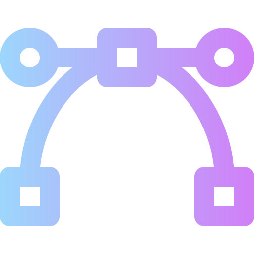 vecteur Super Basic Rounded Gradient Icône