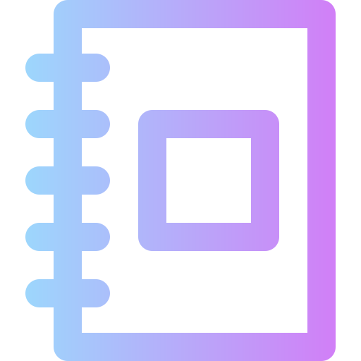 Notebook Super Basic Rounded Gradient icon