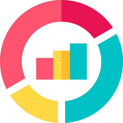 Market analysis Basic Straight Flat icon