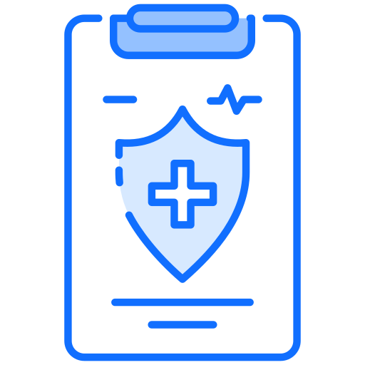 seguro de salud Generic Blue icono