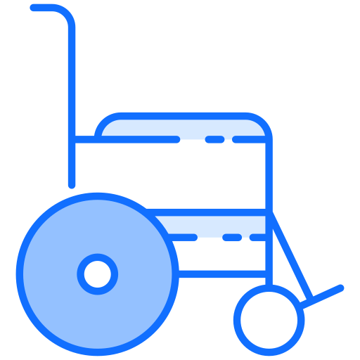 silla de ruedas Generic Blue icono