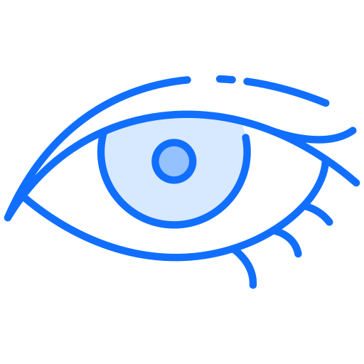 olho Generic Blue Ícone
