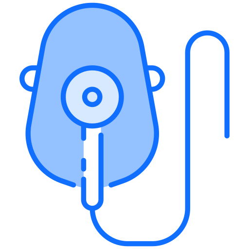sauerstoffmaske Generic Blue icon