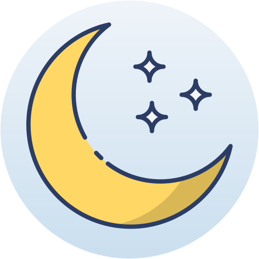 nacht Generic Circular icon
