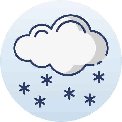 nevicata Generic Circular icona