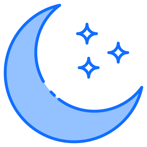 notte Generic Blue icona