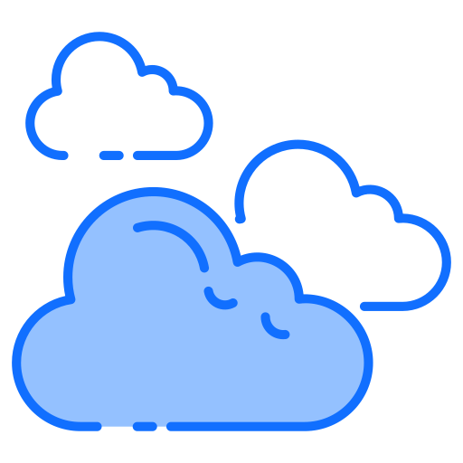 曇り Generic Blue icon
