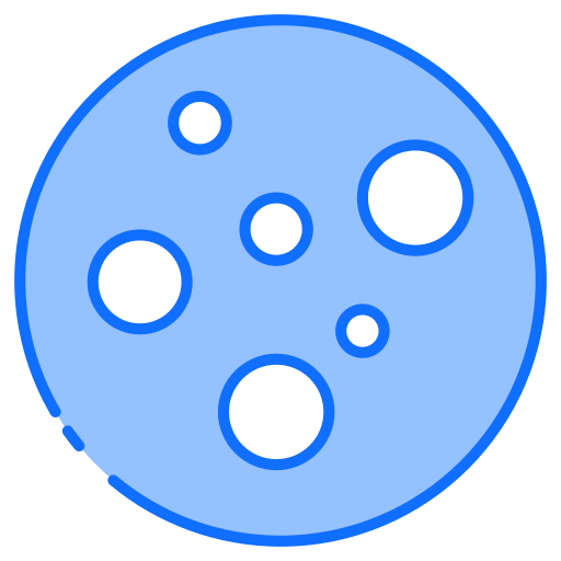 pełnia księżyca Generic Blue ikona