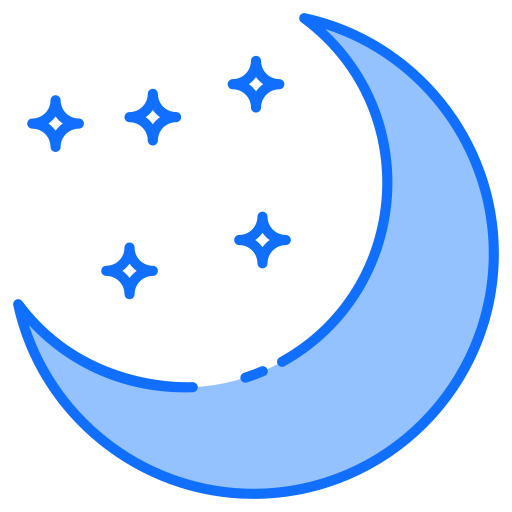 notte stellata Generic Blue icona