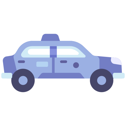coche de policía Generic Flat icono