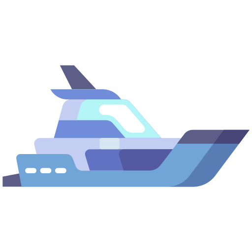 jacht Generic Flat ikona