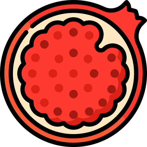 granaatappel Special Lineal color icoon