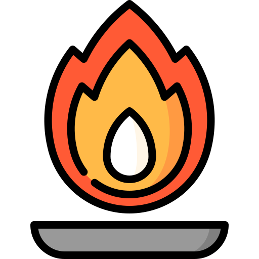 fuego Special Lineal color icono