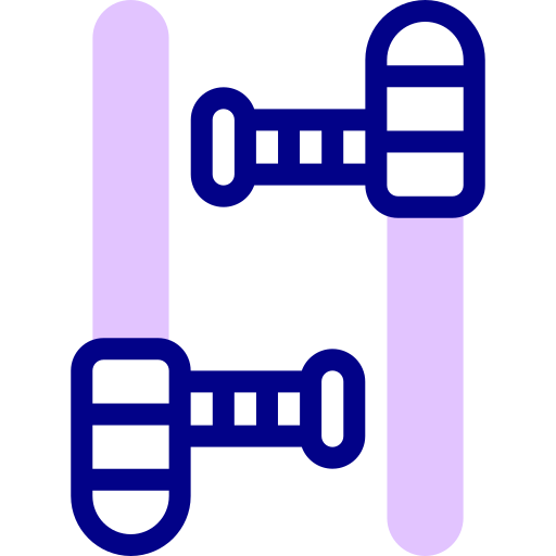 지휘봉 Detailed Mixed Lineal color icon